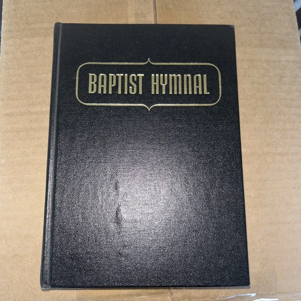 Vintage 1956‎ Baptist Hymnal Convention Press Walter Hines Sims Hardcover Black